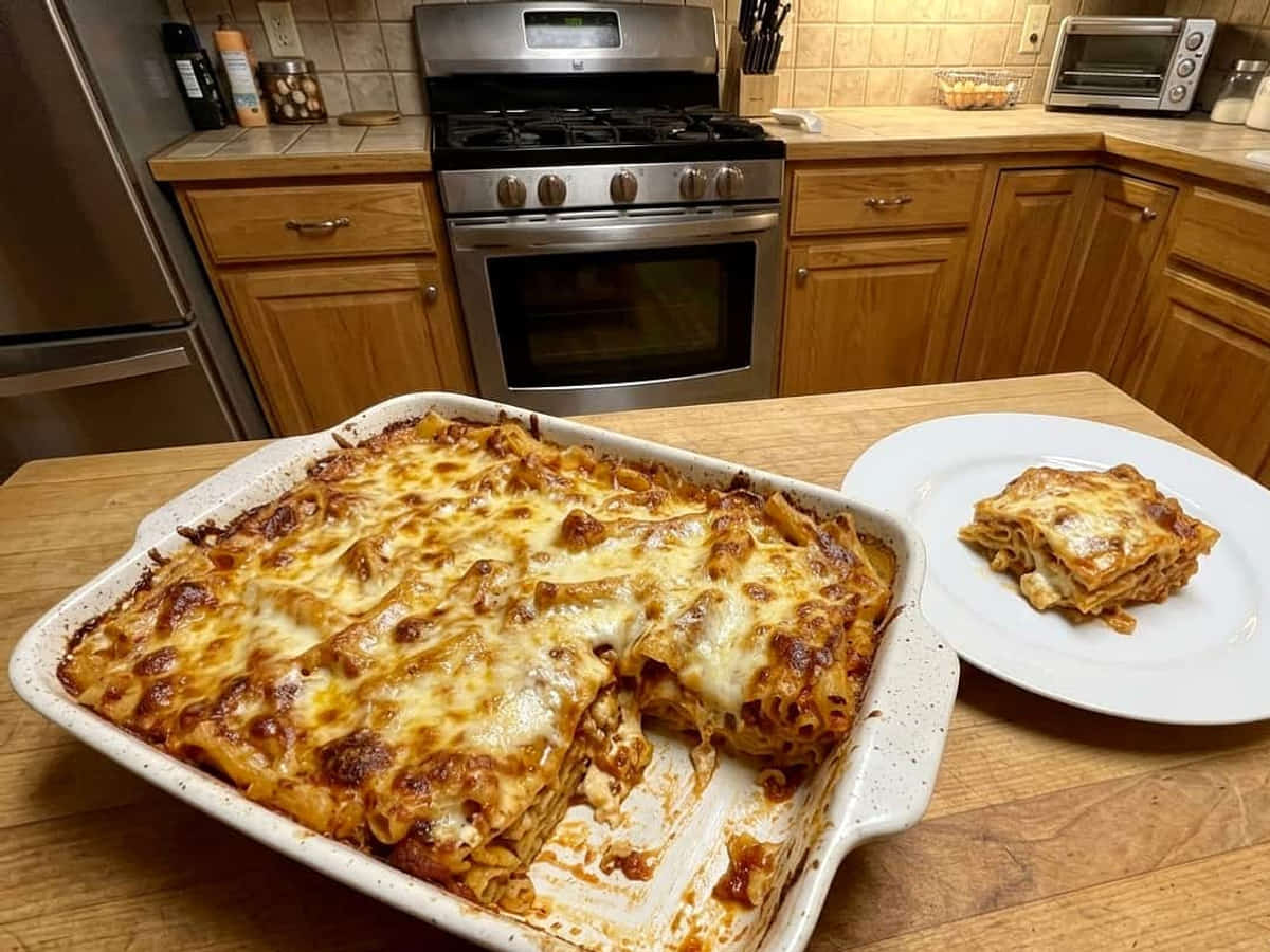 baked ziti — Classic Baked Ziti