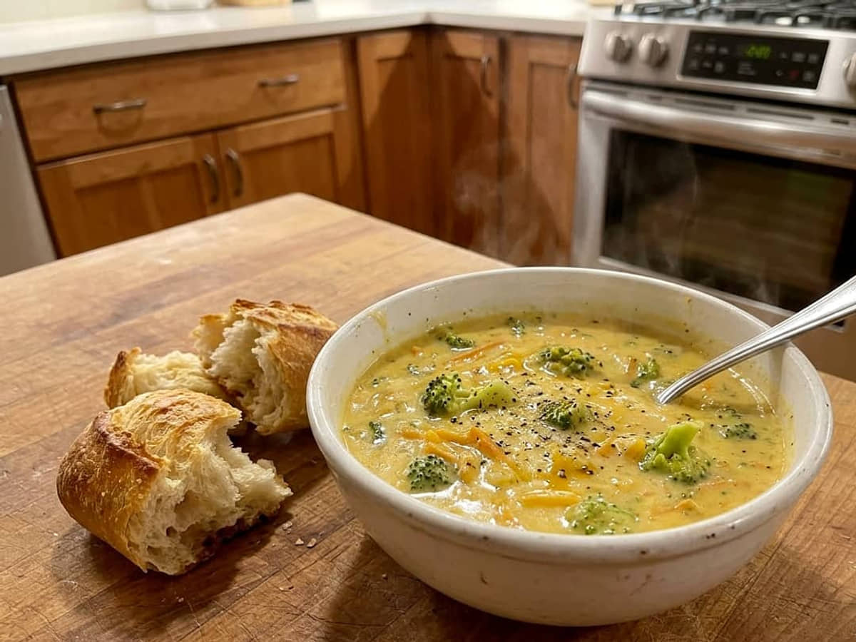 broccoli cheddar soup — Creamy Broccoli Cheddar Soup