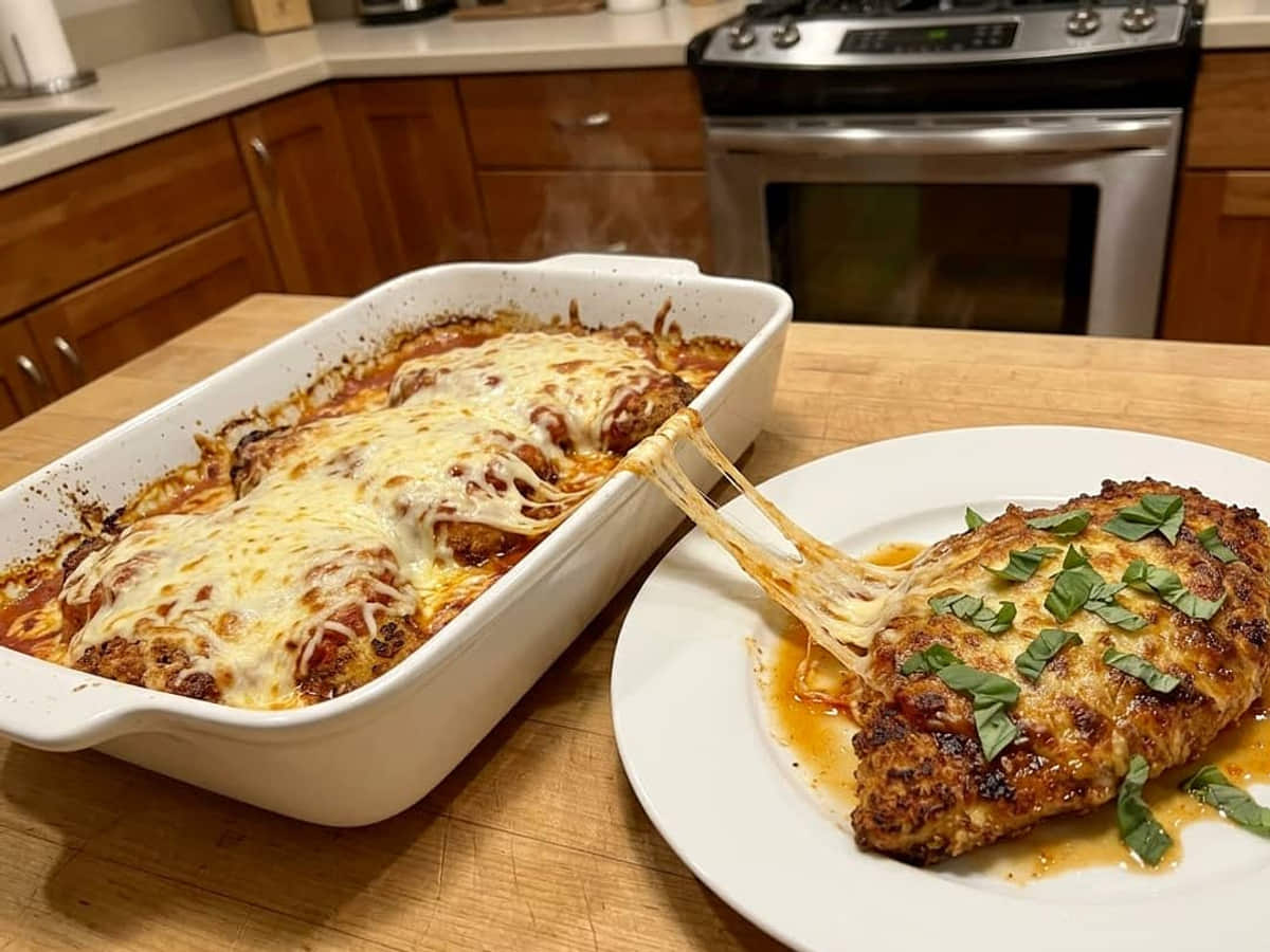 chicken parmesan — Crispy Chicken Parmesan