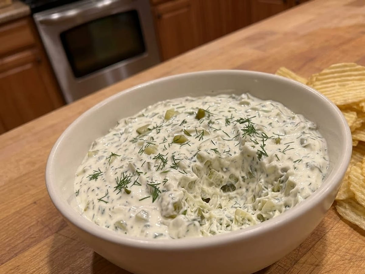 dill pickle dip — Tangy Dill Pickle Dip