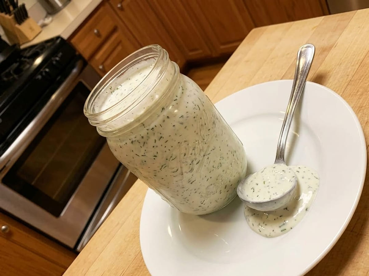 ranch dressing — Homemade Ranch Dressing