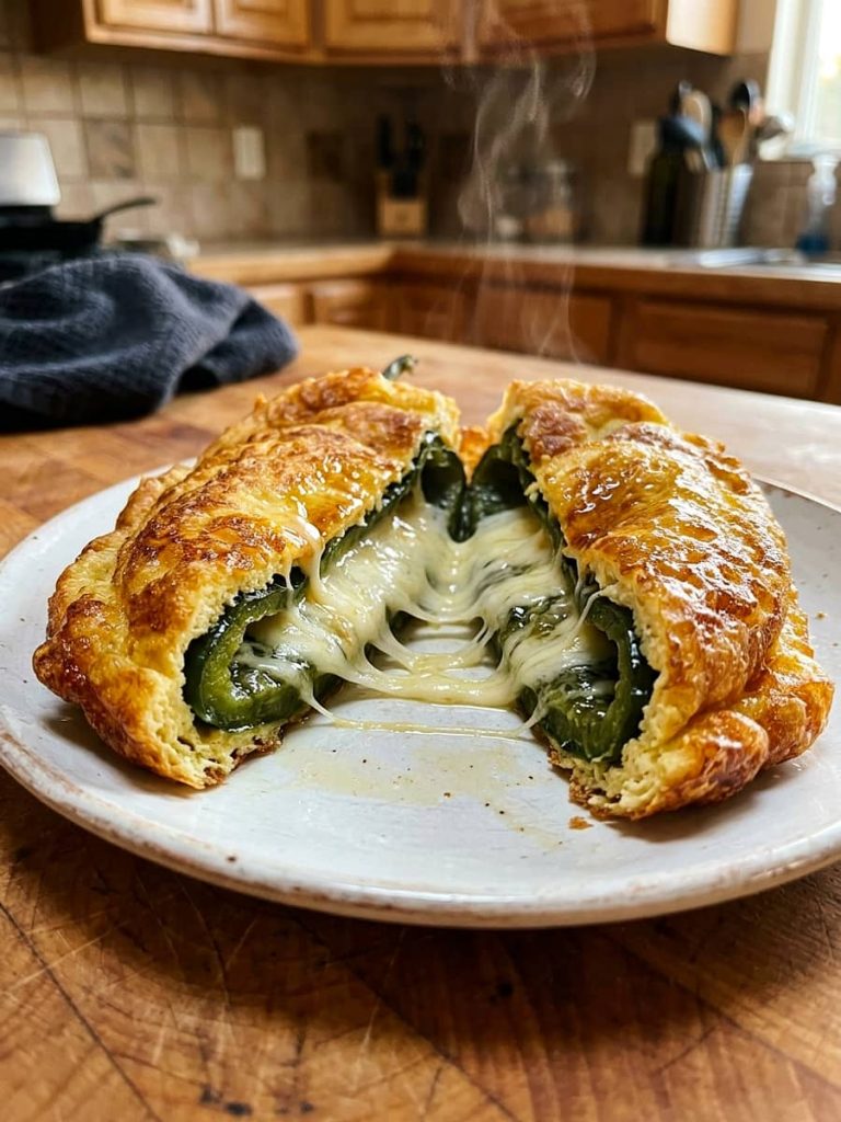 close up of chiles rellenos