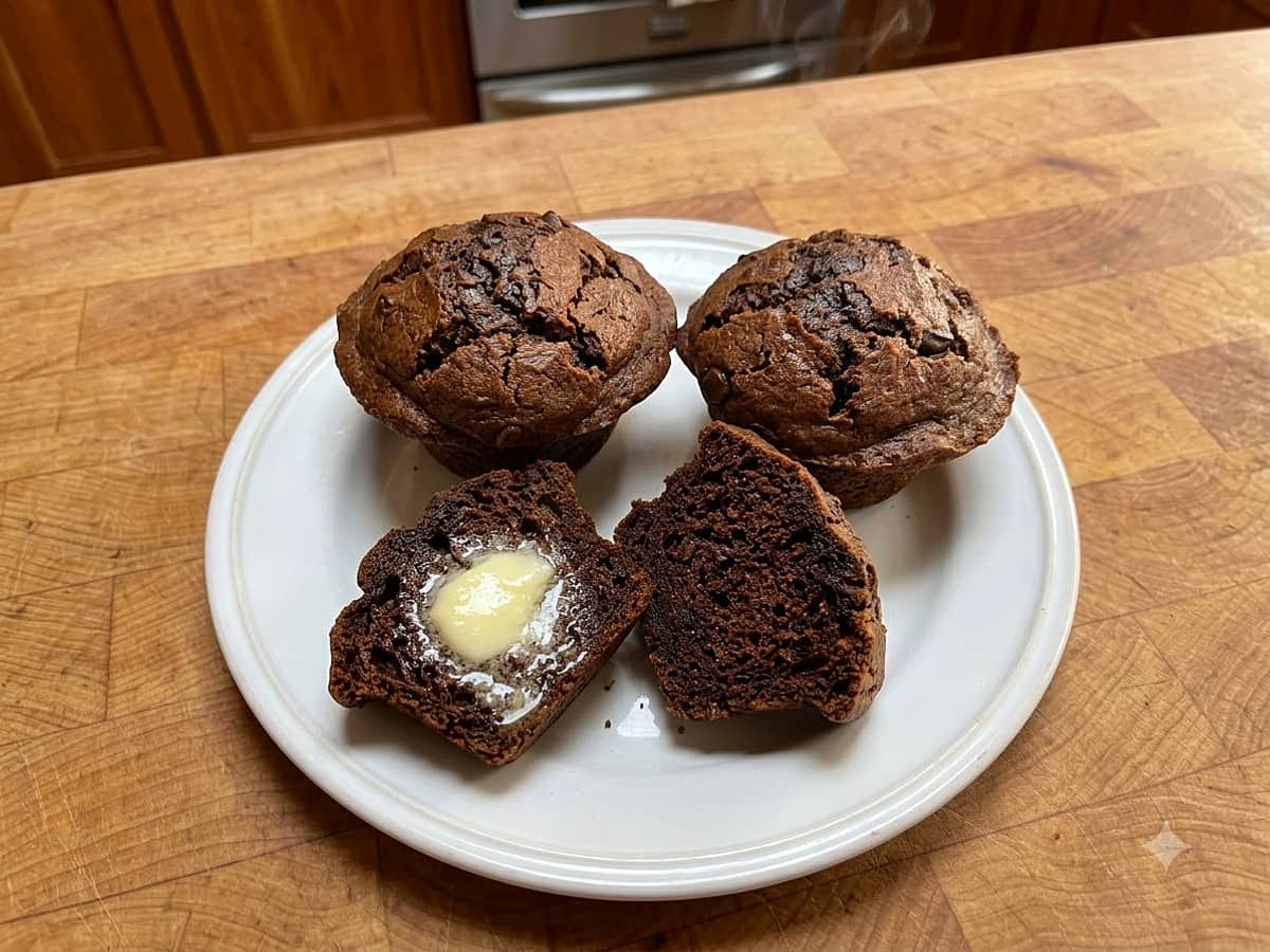chocolate muffins — Classic Chocolate Muffins