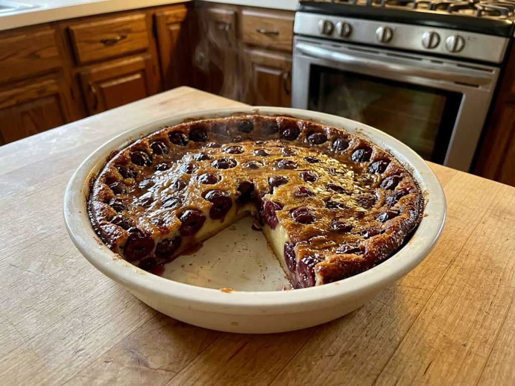 Simple Classic Cherry Clafoutis