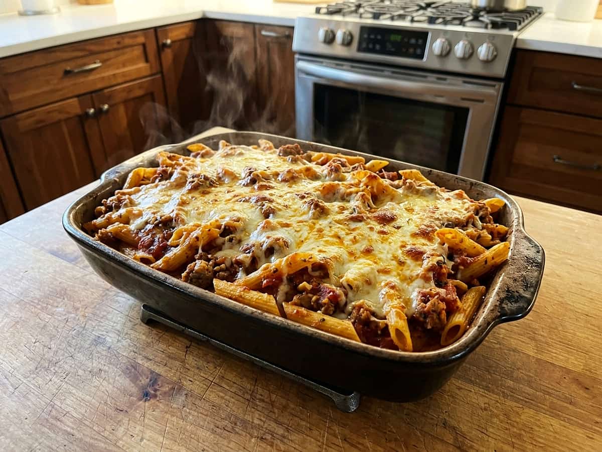 five ingredient pasta bake — Hearty Five-Ingredient Pasta Bake
