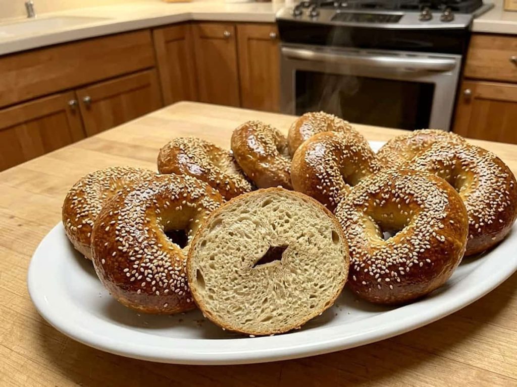 Chewy Homemade Bagels