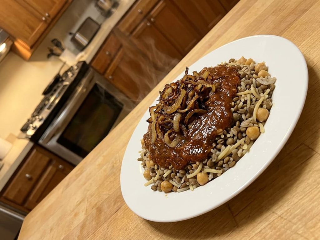 Warm Egyptian Koshari