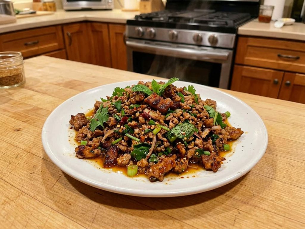 Vibrant Larb Moo