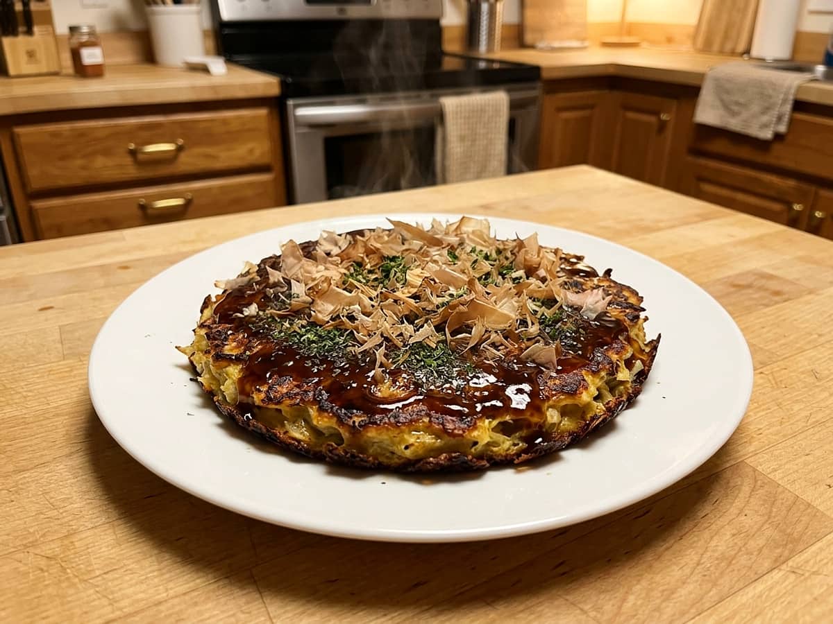 okonomiyaki — Savory Okonomiyaki