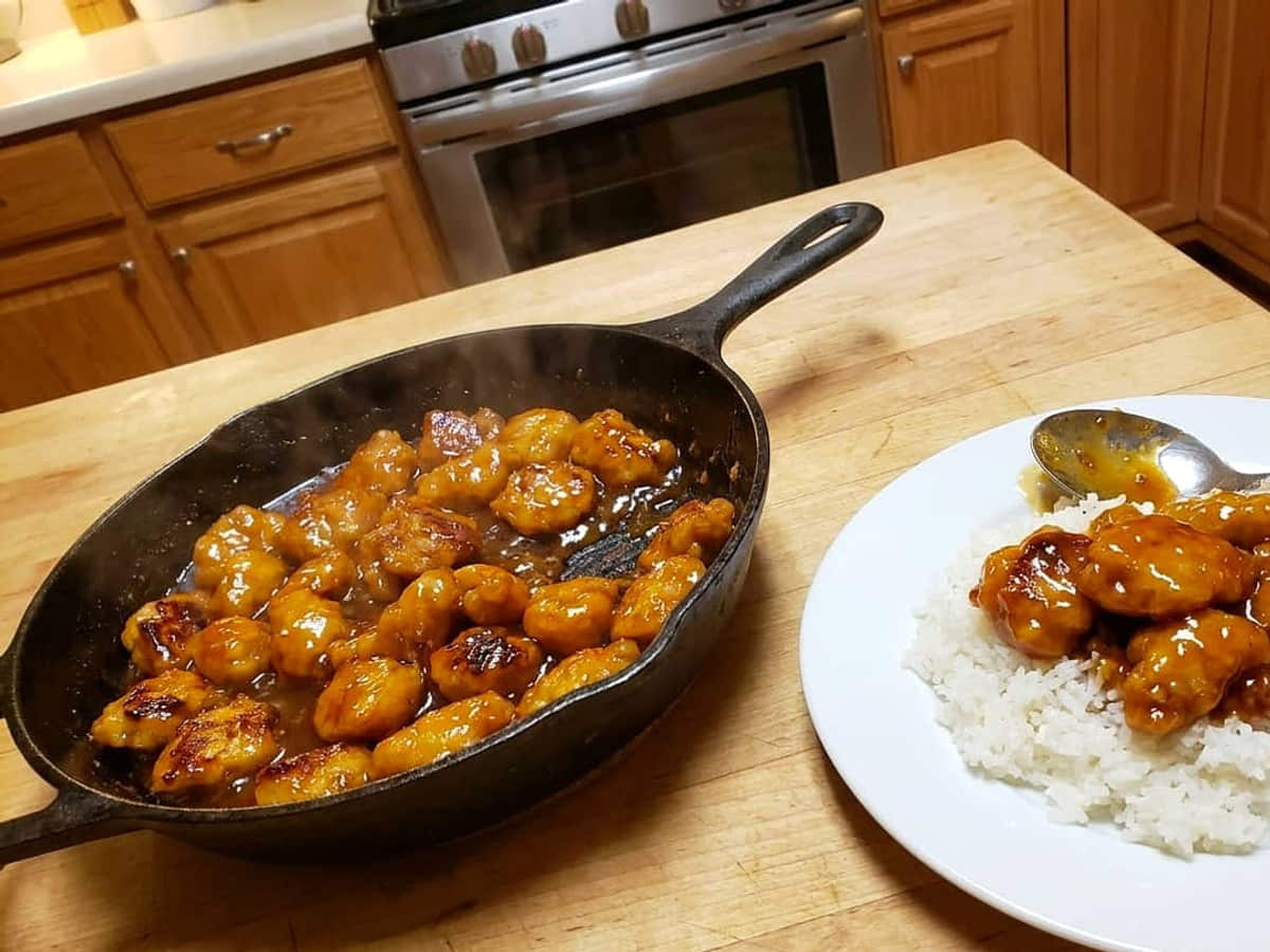 orange chicken — Sticky Orange Chicken