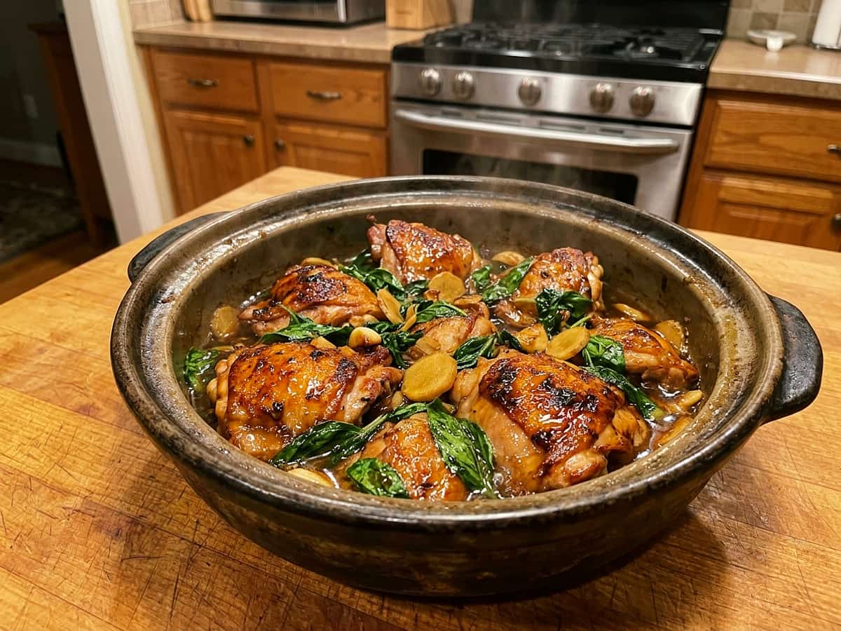 three cup chicken — Fragrant Three-Cup Chicken