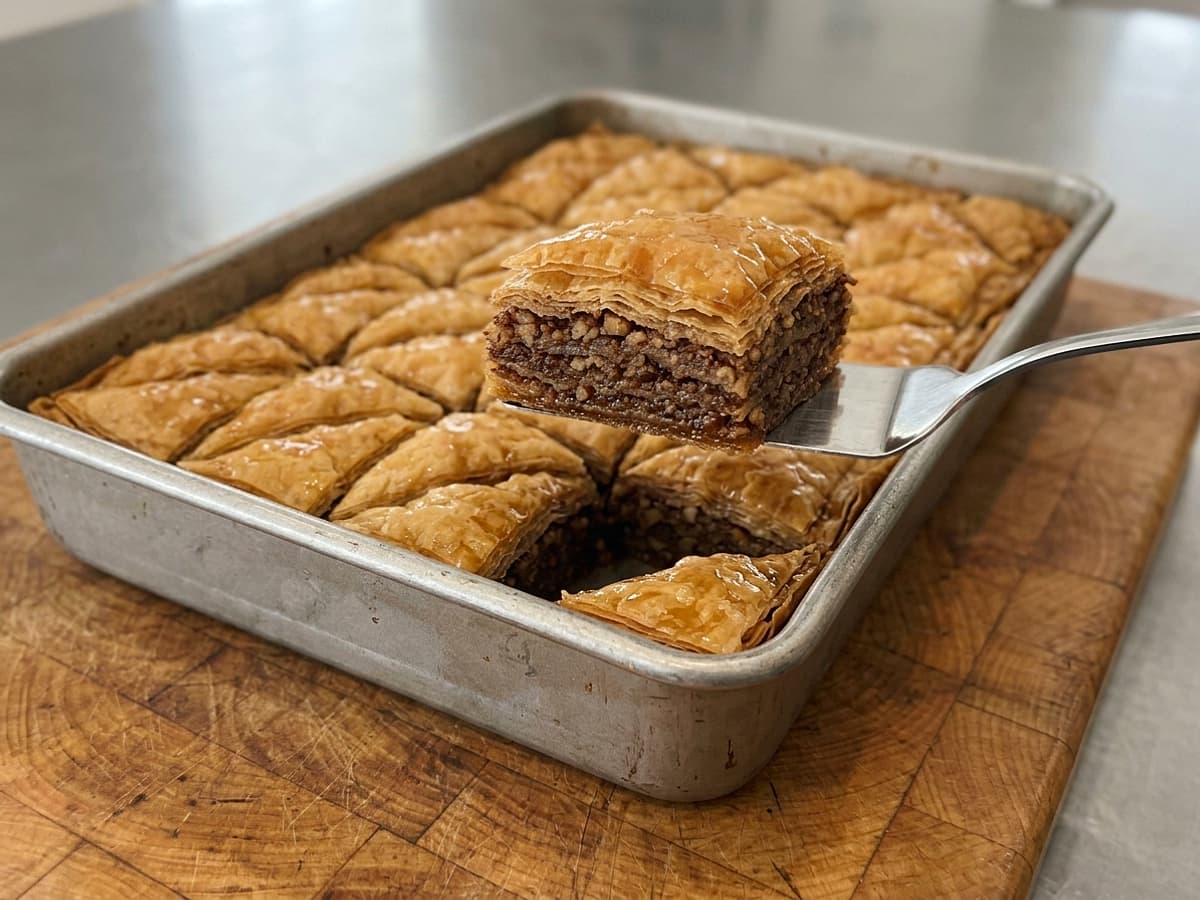 walnut baklava — Crisp Walnut Baklava
