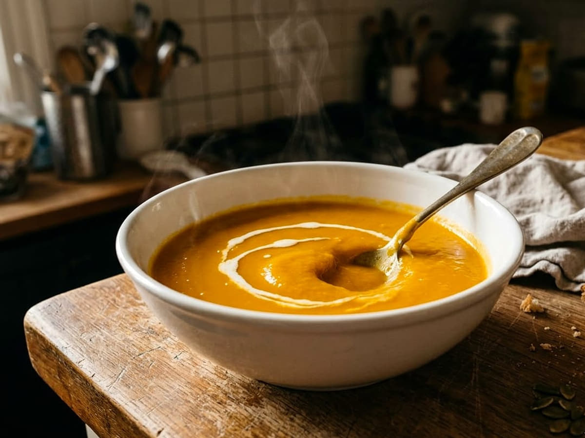 butternut squash soup — Creamy Butternut Squash Soup (One Pot)